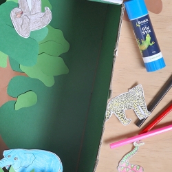 Bostik DIY Indonesia tutorial Tropical Rainforest Banner