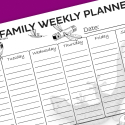 Bostik DIY South Africa Tutorial Weekly Planner banner