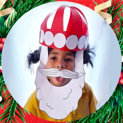 Bostik DIY South Africa Tutorial Christmas Paper Santa Hat Teaser image