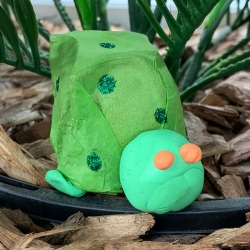 Bostik DIY Hong Kong egg carton turtle complete banner