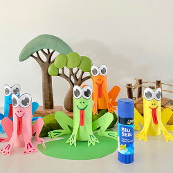 DIY Bostik Australia Toilet Roll Frogs