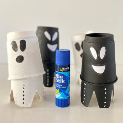 Bostik Australia DIY Bobbing Ghosts Finished