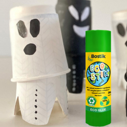 Bostik DIY new zealand halloween bobbing ghosts banner image