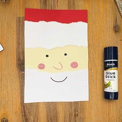 Bostik DIY South Africa Tutorial Santa Christmas Card Banner