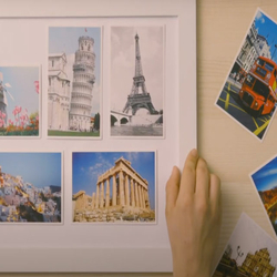 Bostik DIY Russia how to create a poster with blu tack step 4