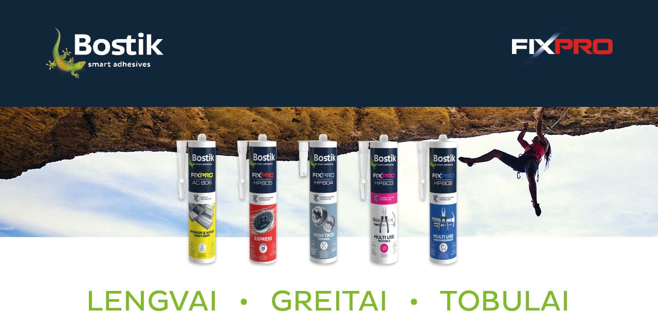 Bostik DIY Lituania Fixpro banner image