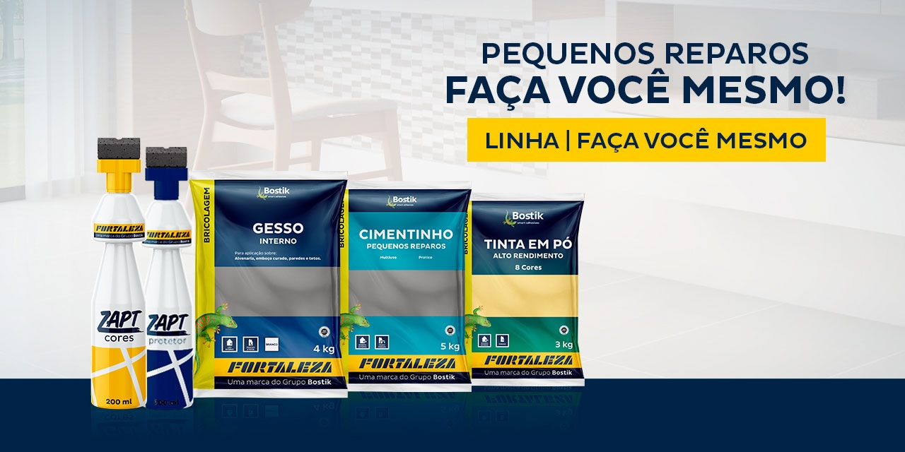 Bostik DIY Brasil Bricolagem range banner image