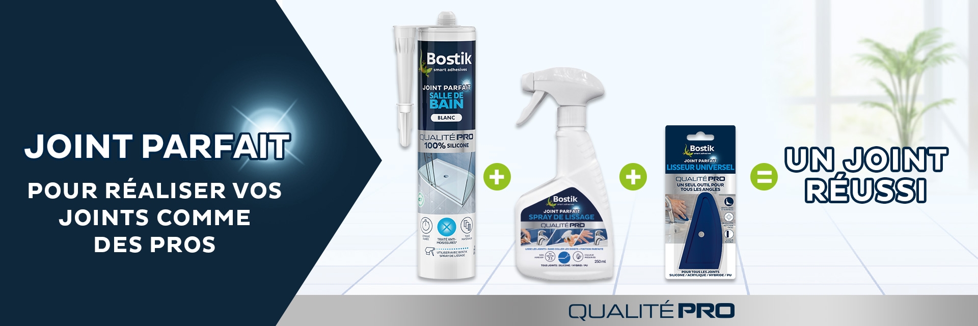 Bostik DIY France campaign Perfect Seal banner