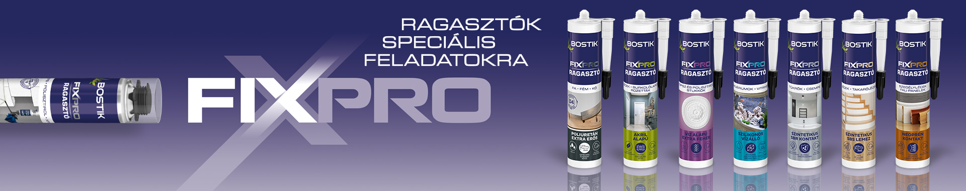 Bostik DIY Hungary Fixpro banner image