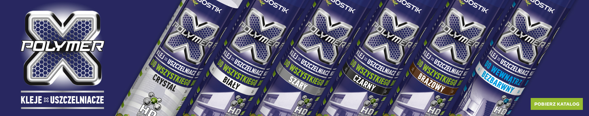 Bostik DIY Poland X-Polymer range banner image