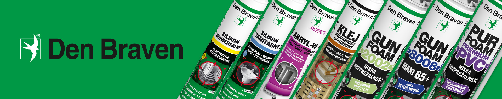 Bostik DIY Poland Den Braven Range Banner