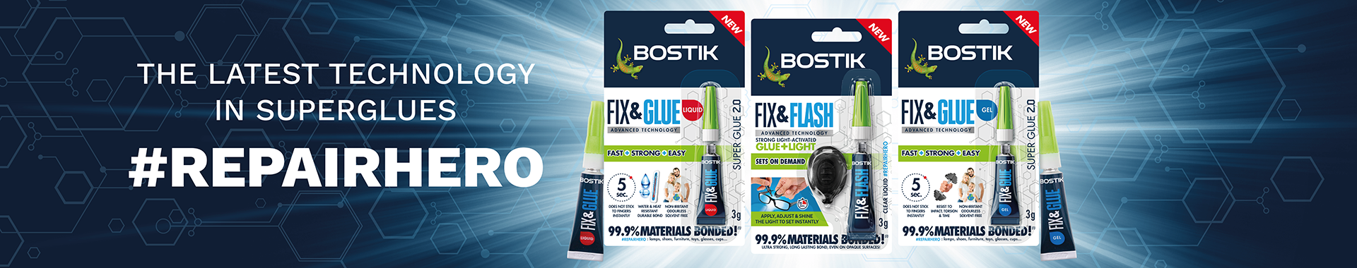 DIY Bostik UK Repair & Assembly Banner 1920 x 380