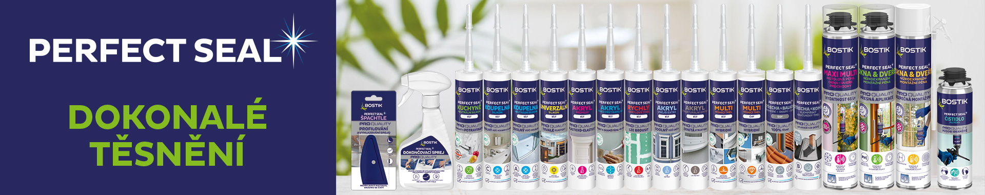 Bostik DIY Czech Republic Perfect Seal Banner 1920x380