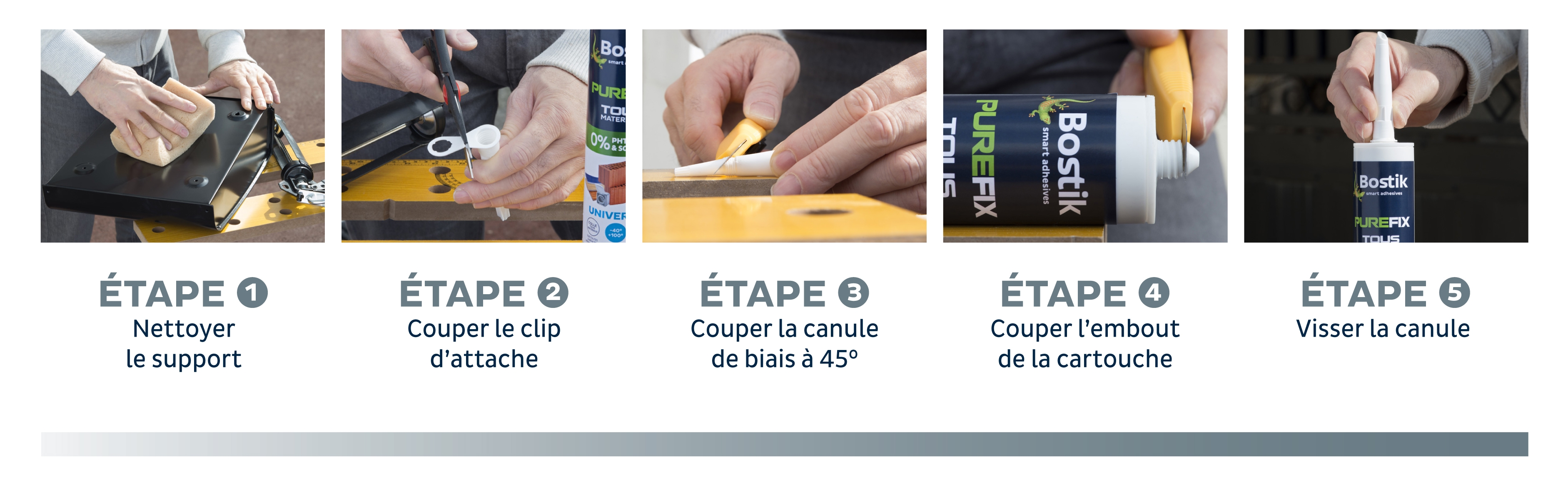 Bostik Purefix Super Power préparation avant utilisation