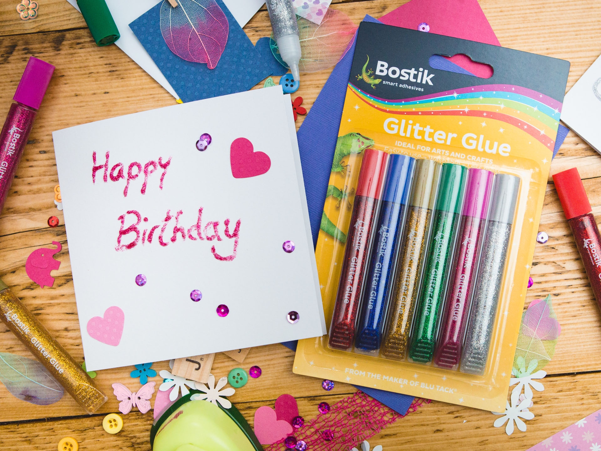 Bostik DIY Glitter Glue United Kingdom Packshot Impression