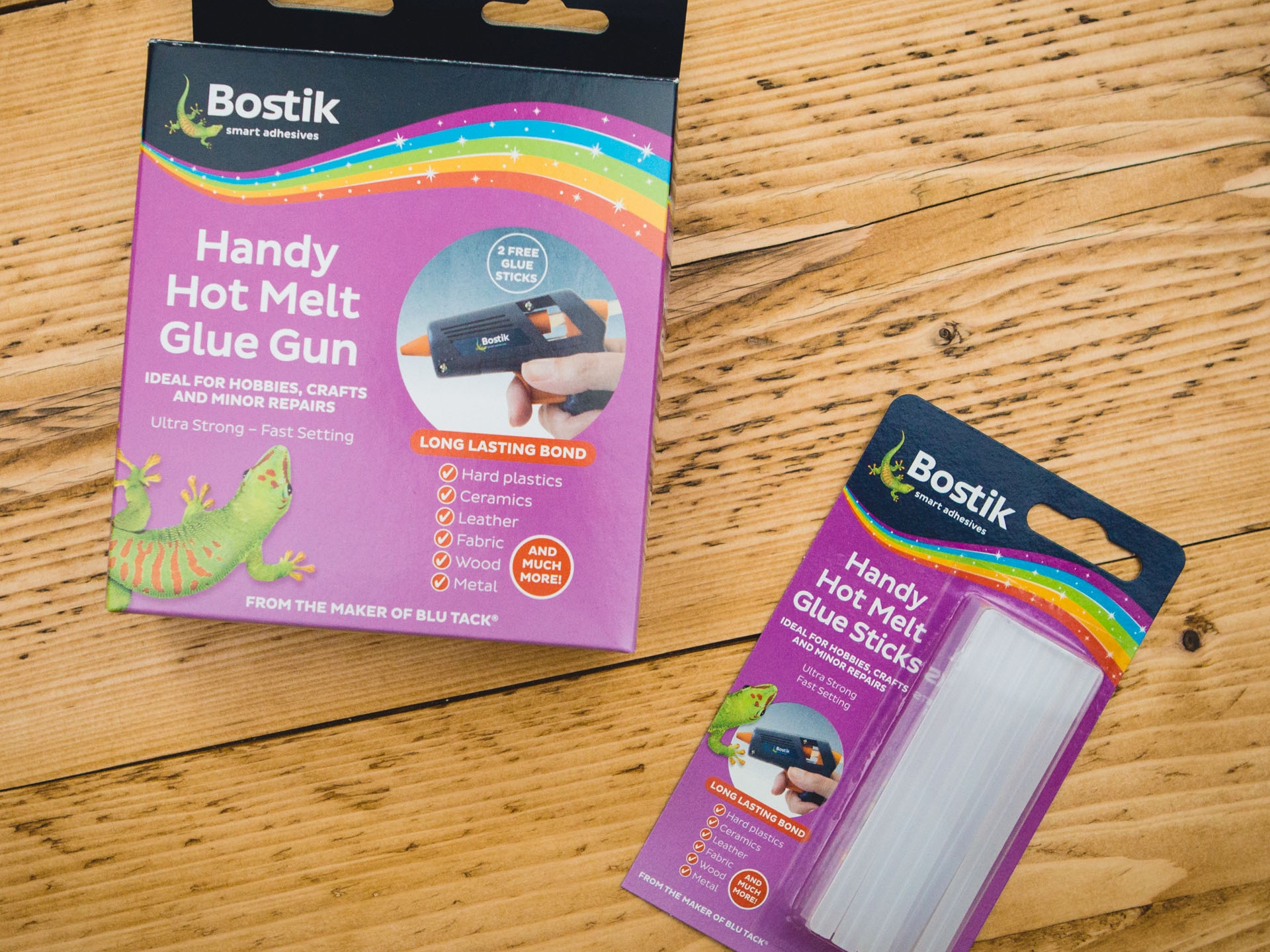 Bostik DIY Handy Hot Melt Glue Gun United Kingdom Packshot Impression