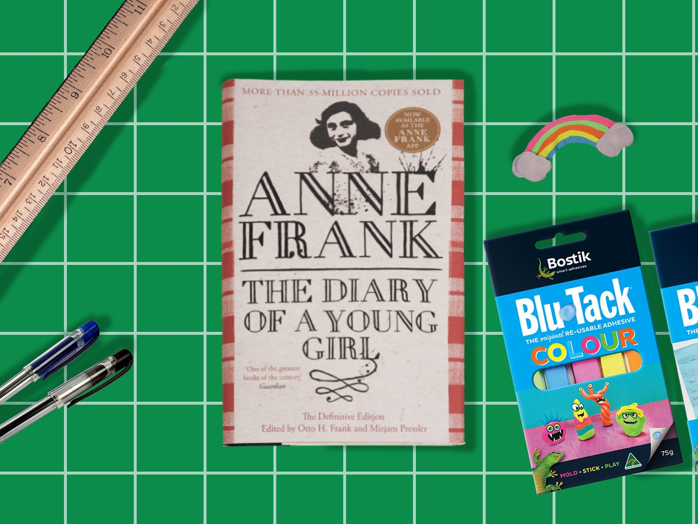 Bostik DIY Philippines tutorial Easy Bookmark Hack with Blu Tack Step 1