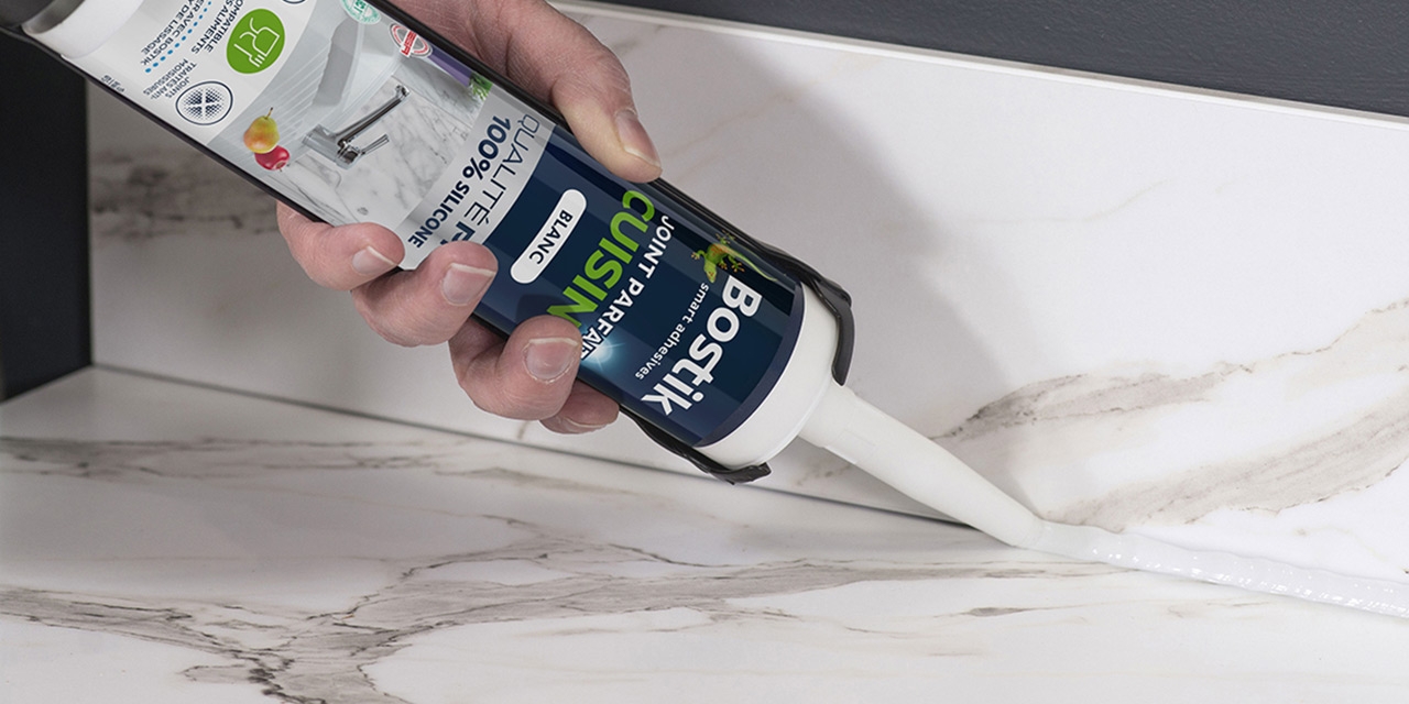 Bostik DIY Lithuania tutorial how to seal a worktop teaser image