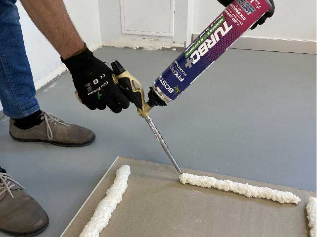 Bostik DIY Poland tutorial Pianoklej Turbo step 3