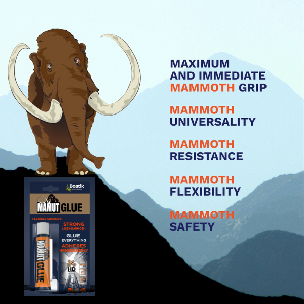 Bostik DIY Singapore Repair and Assembly Mamut Glue Recommended Uses