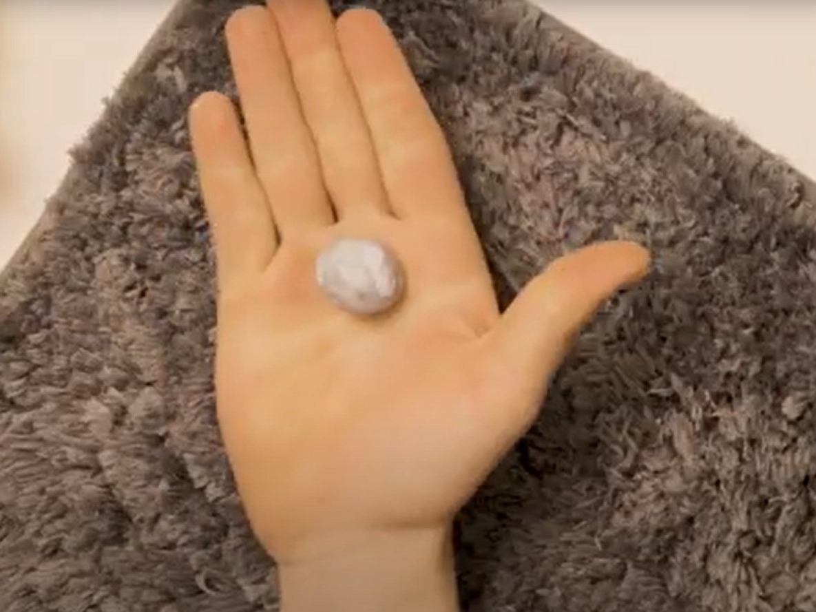 DIY Bostik UK Stationery Craft - How to remove Blu Tack from carpet (step 1)