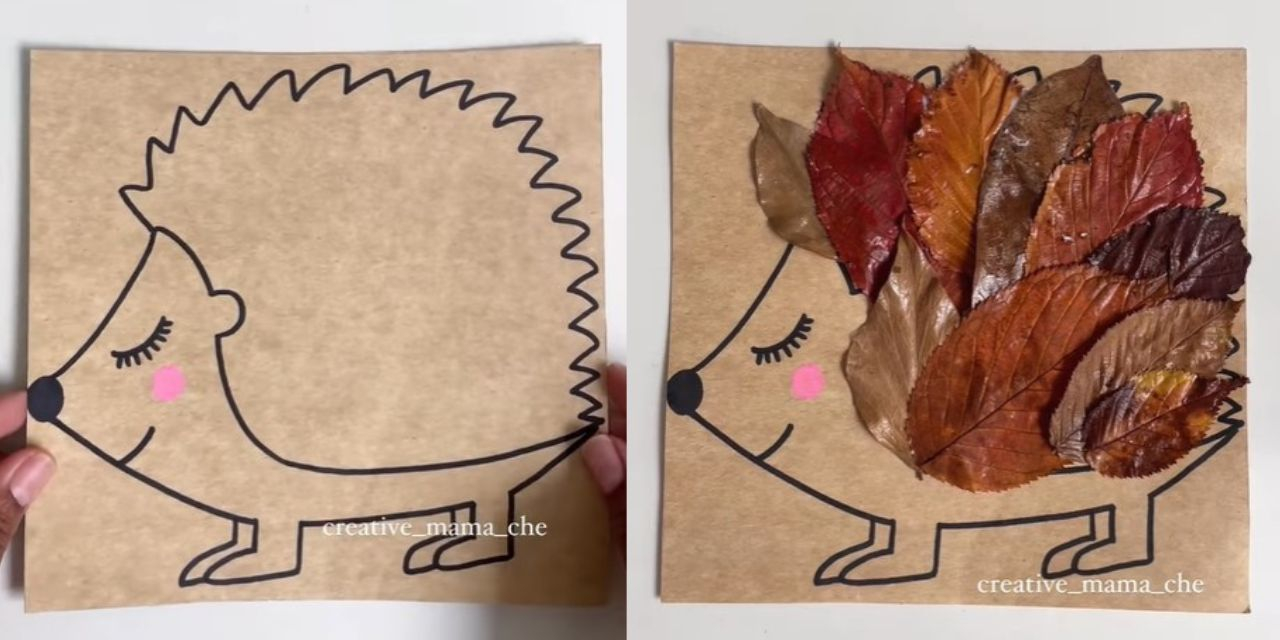 DIY Bostik UK Ideas & Inspiration Hedgehog Leaf Craft - Banner 1