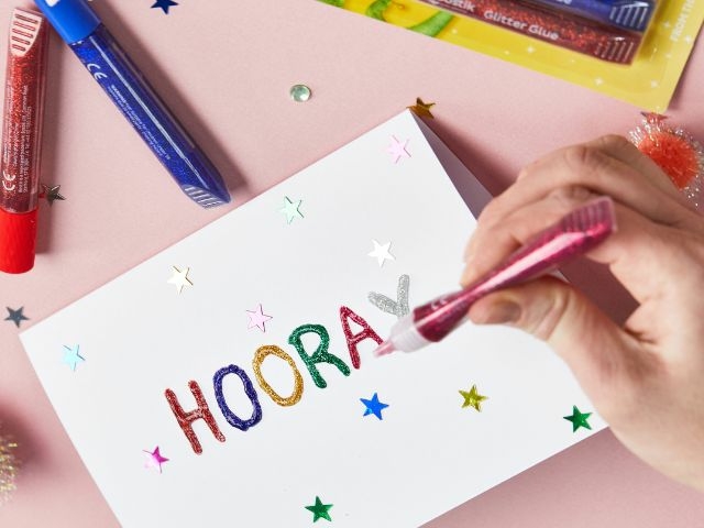 DIY Bostik UK Ideas & Inspiration - Glitter glue crafts 3
