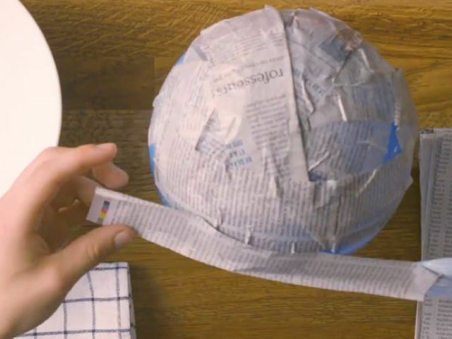 Bostik DIY Singapore How To Make Paper Mache Step 7