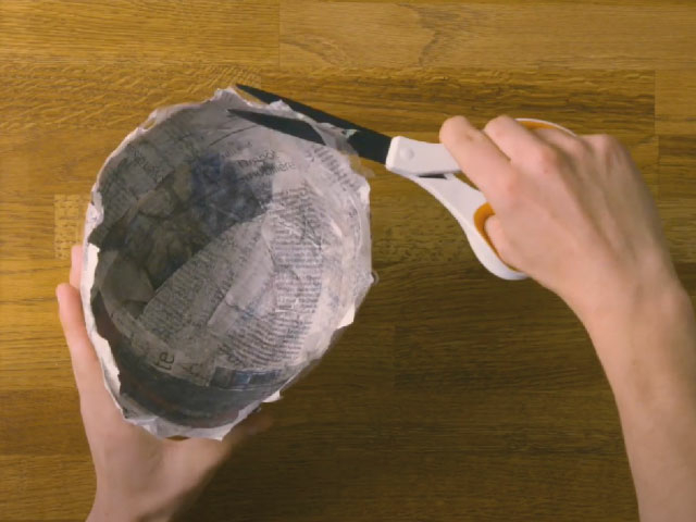Bostik DIY Singapore How To Make Paper Mache Step 8