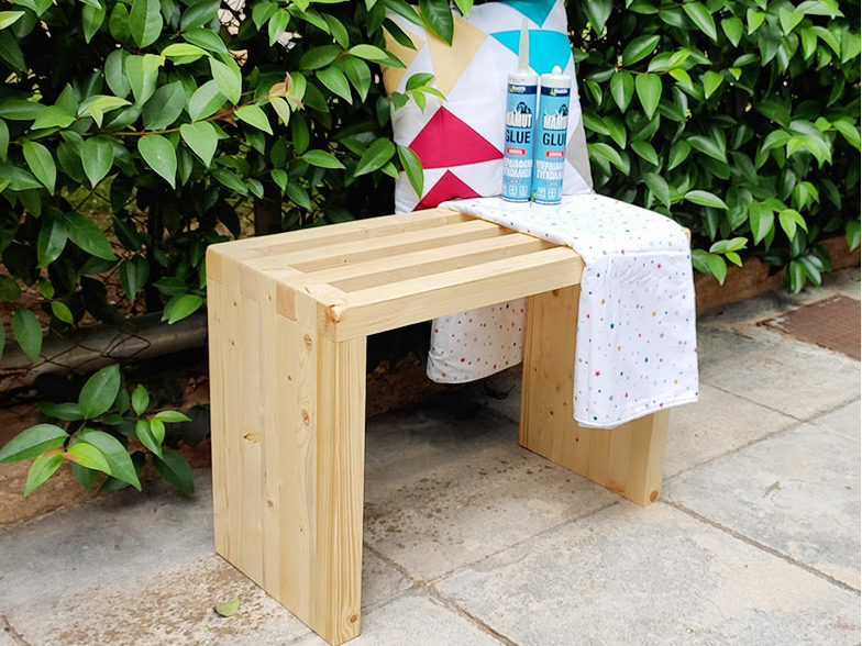 Bostik DIY Greece Tutorial Bench banner image