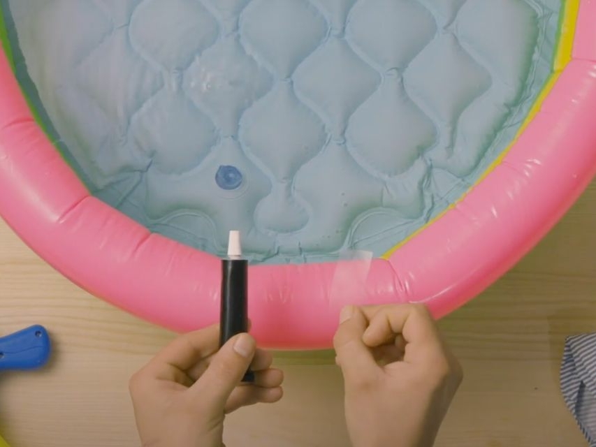 DIY Bostik UK Ideas & Inspiration - Repair child's paddling pool banner