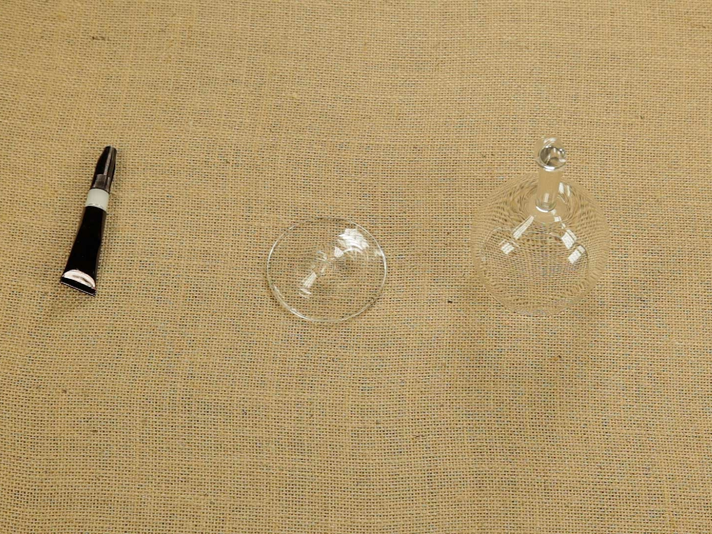 Bostik DIY Australia how to repair stemmed glass with super glue step 1