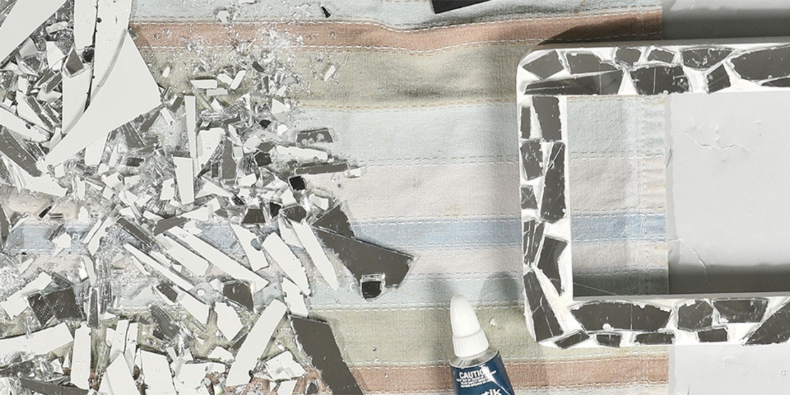 DIY Bostik Indonesia tutorials mosiac frame project banner