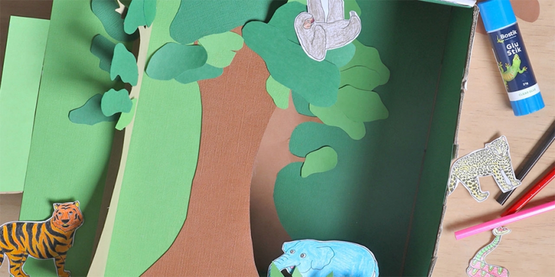 Bostik DIY Australia tutorial rainforest banner