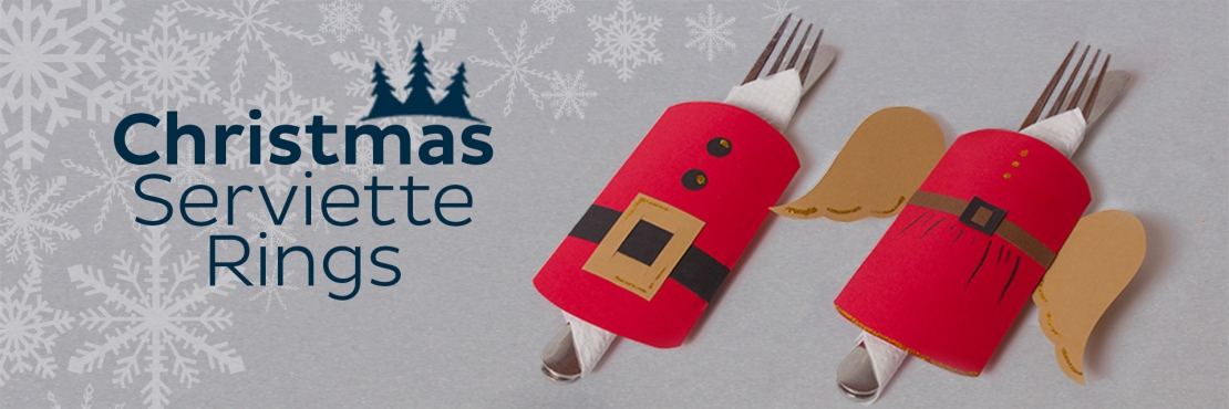 Bostik DIY South Africa Tutorial Christmas Serviette Rings banner