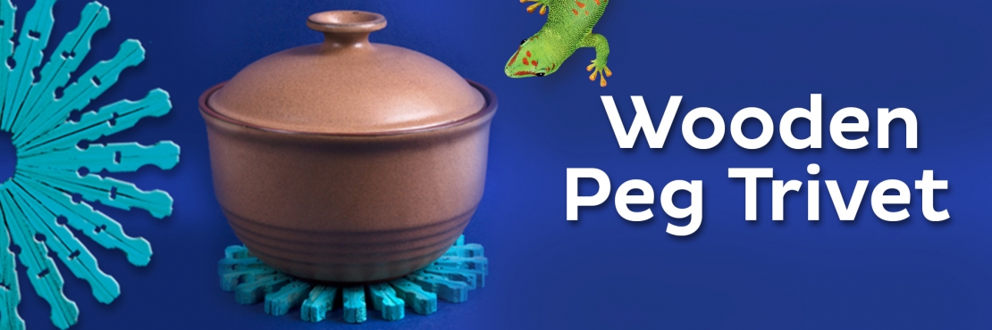 Bostik DIY South Africa Tutorial Wooden Peg Trivet banner