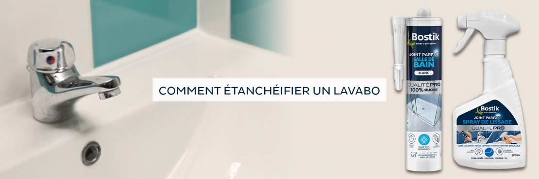 Bostik DIY France tutorial how to seal a sink banner image