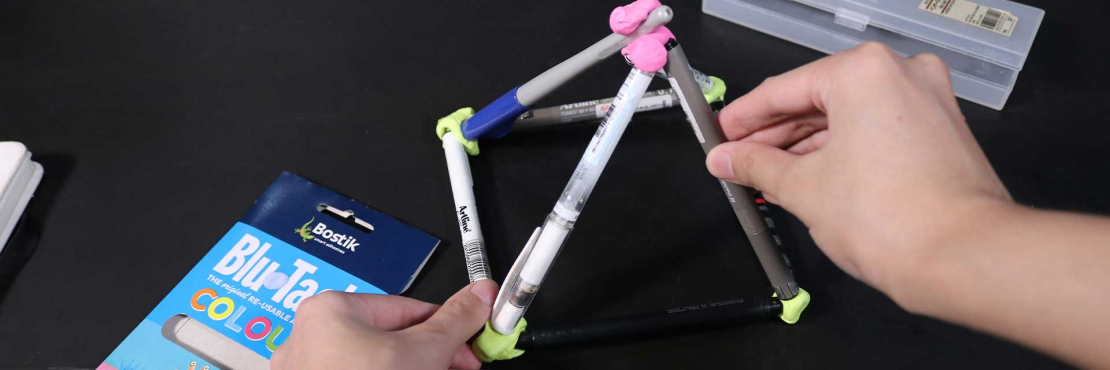 Bostik DIY Philippines tutorial simple teambuilding activity using blu tack banner image