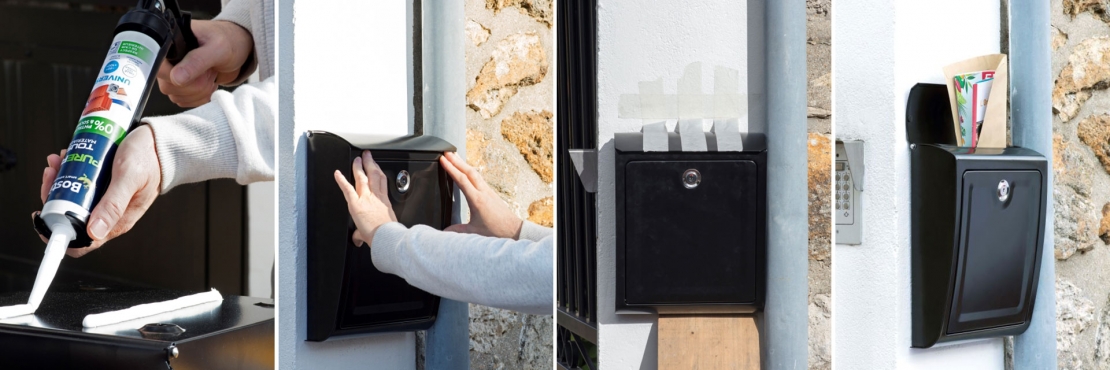 Bostik DIY Germany tutorial how to fix a letter box banner image