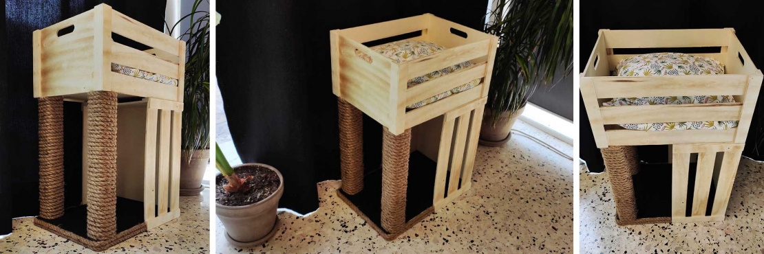 Bostik DIY Greece tutorial cat bed banner image