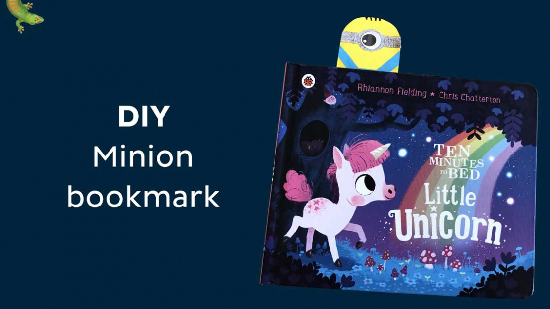 Bostik DIY South Africa Tutorial Minion Bookmark Banner