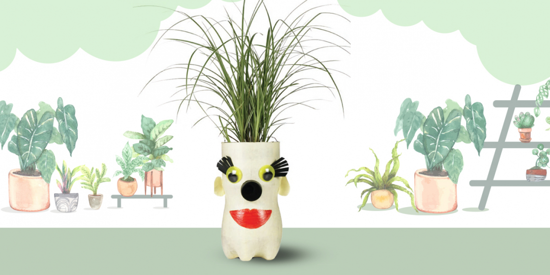 Bostik DIY Hong Kong Tutorial Recycled Planter Banner