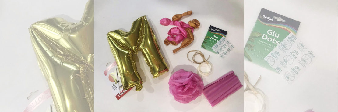 Bostik DIY PH Article How to Hang Party Balloons with Glu Dots Banner image