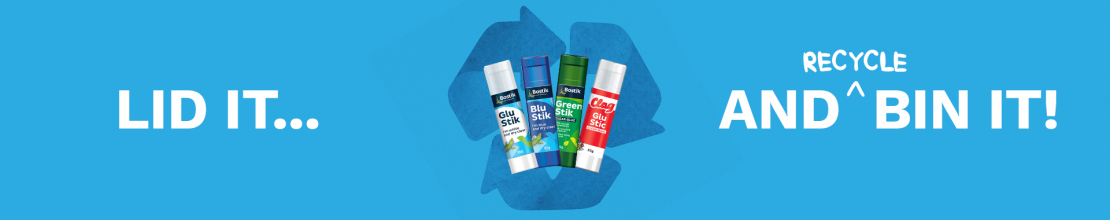 Bostik DIY Australia Recycled Glue Sticks