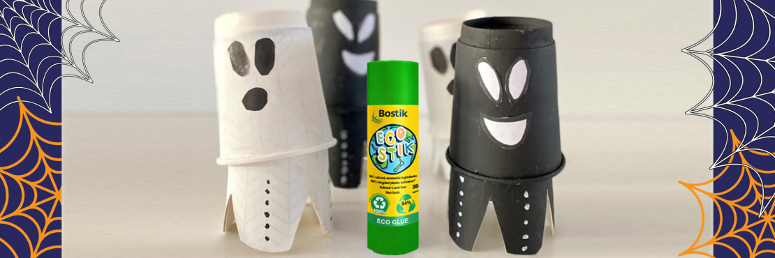 Bostik DIY new zealand halloween bobbing ghosts banner image