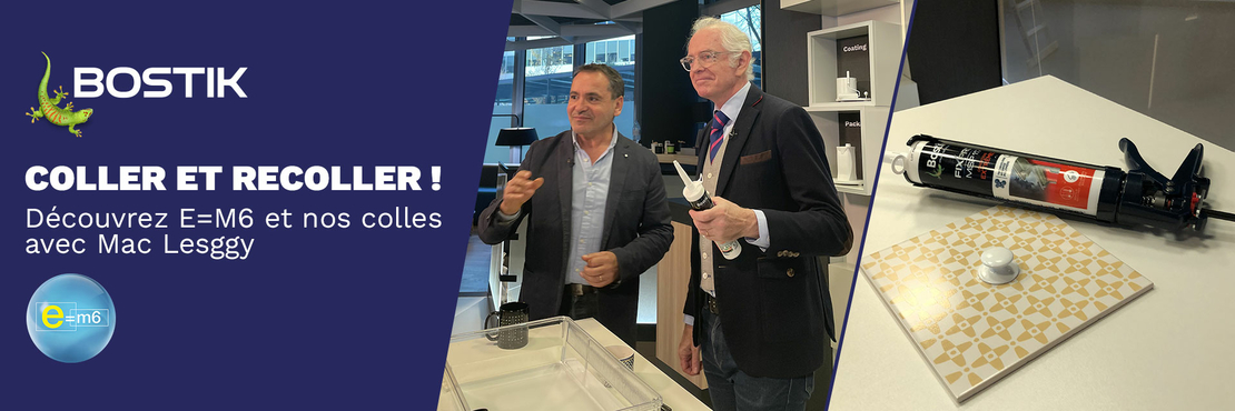 DIY Bostik France Fixpro et Mac Lesggy M6 bannière