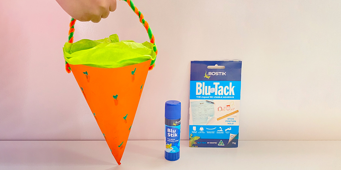 Bostik DIY Australia Easter Carrot Basket Banner