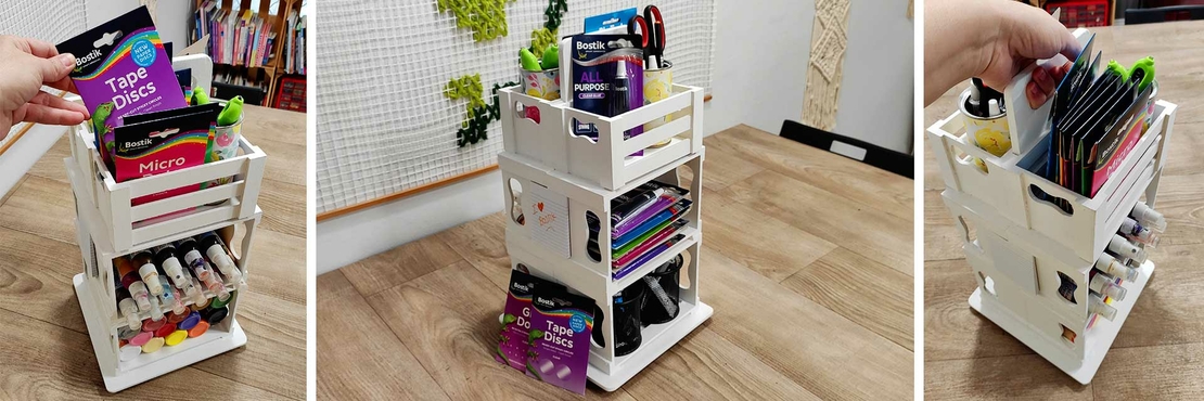 Bostik DIY Greece Tutorial Crafts Organizer banner image