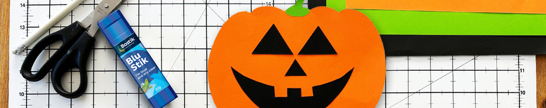 Bostik DIY Singapore Tutorial Halloween Pumpkin banner image