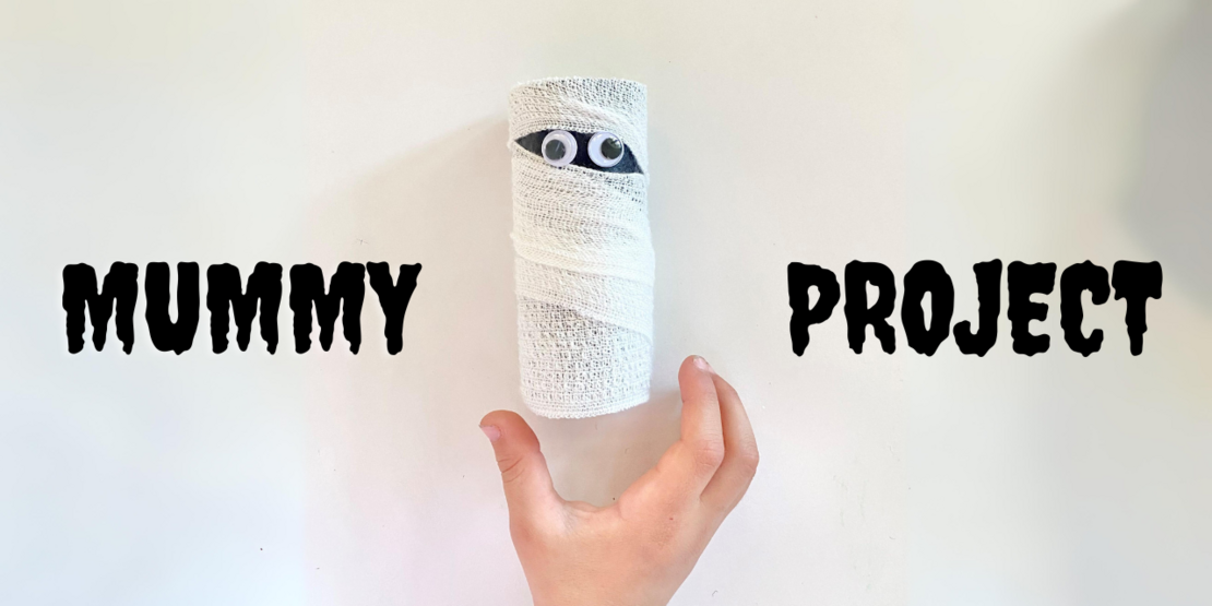 Bostik DIY Australia Halloween Mummy Craft Project Banner